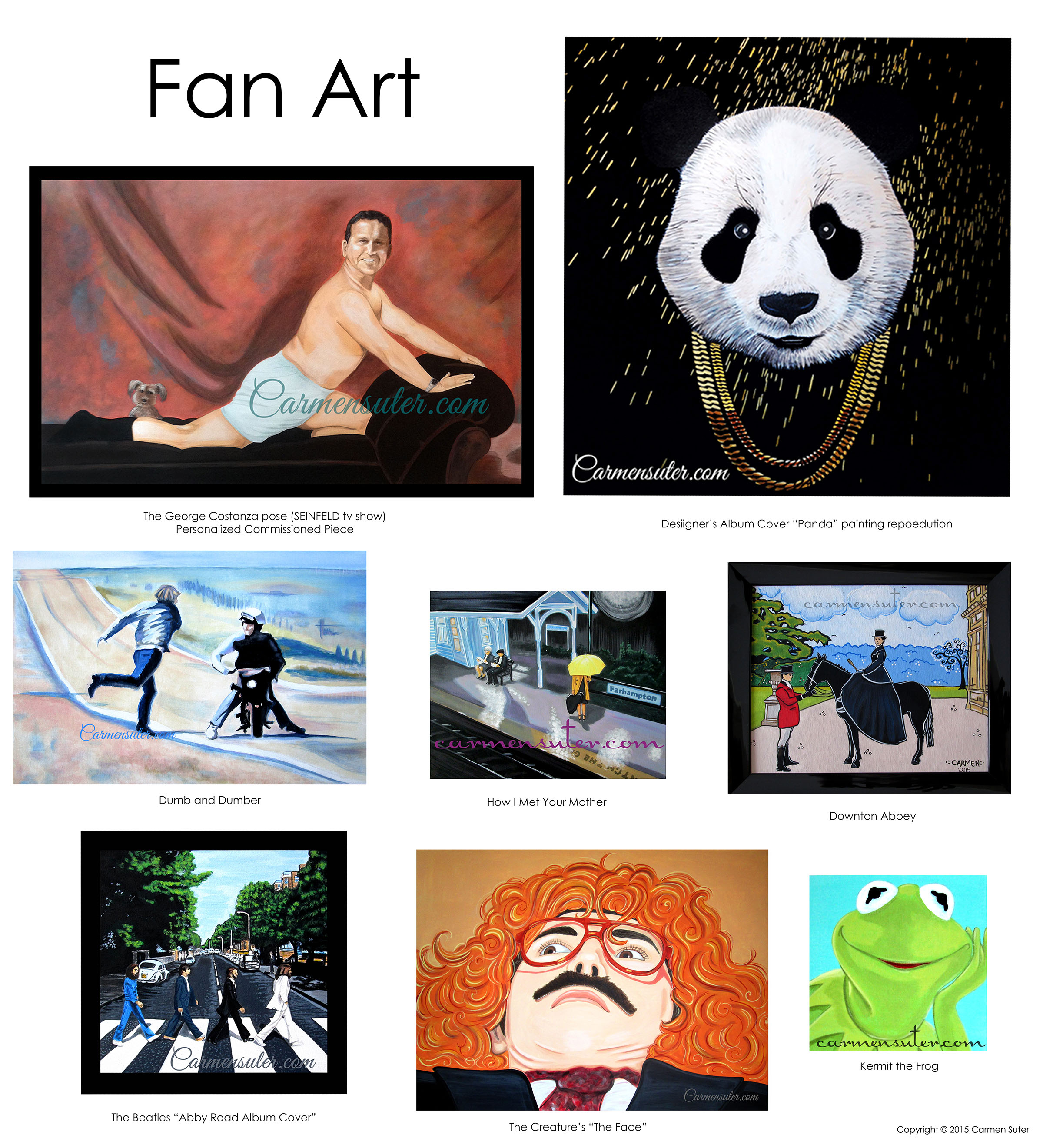 Fan Art Paintings
