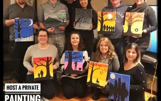 Employee Wellness Program_Corporate Activity_Barrie Painting party