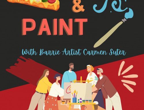 Barrie Area: Have a PIZZA and PAINT Party! Workplace and Employee Events made easy!